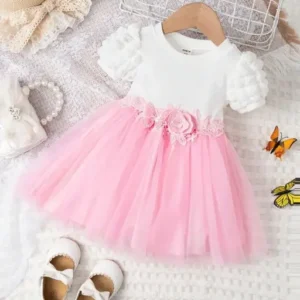 Cotton Candy Baby Dress
